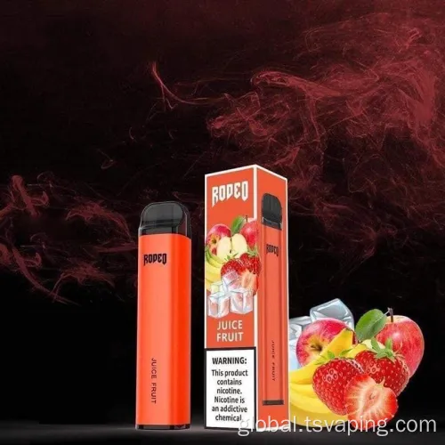 China Cheap Price Rodeo 1600 Puffs E-Liquid Disposable Vape Supplier